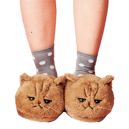 OnlyPlush Slippers in Kitten Design